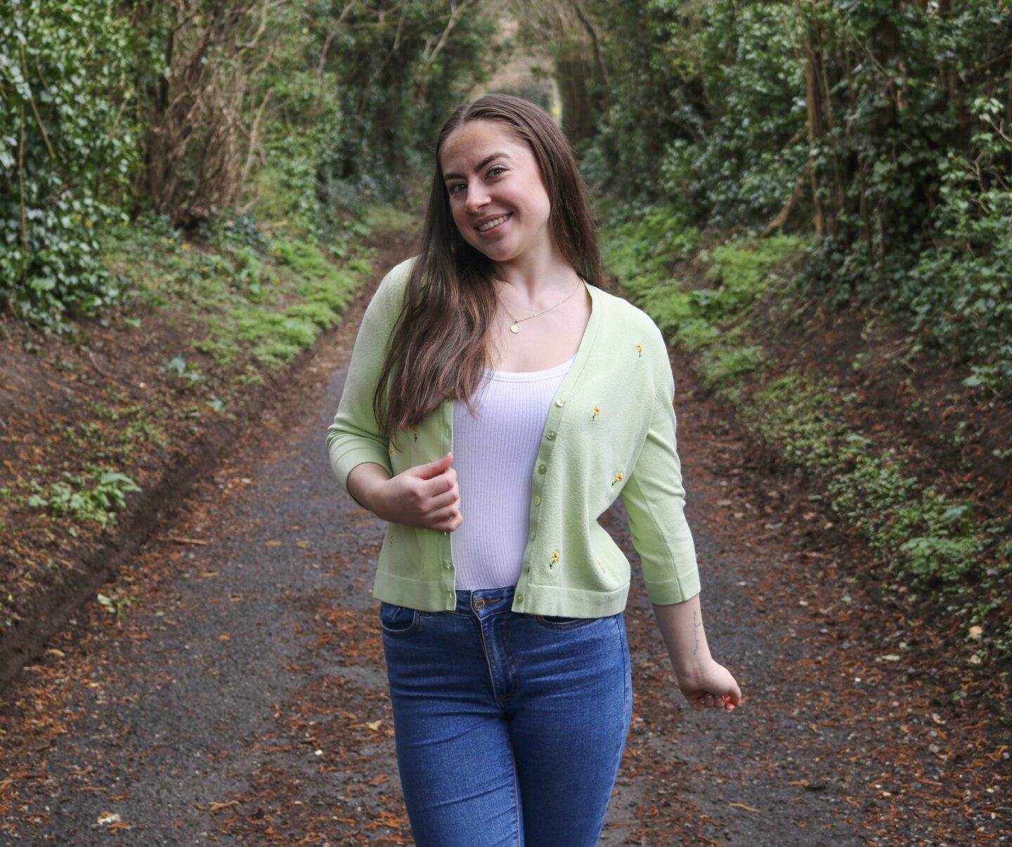 SUNFLOWER CARDIGAN BLACK main image 1
