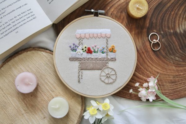 Flower cart hoop overview